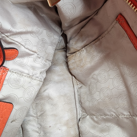 Michael Michael Kors Sophie Large Satchel Mandarin Tote Shoulder Bag - Picture 7 of 16